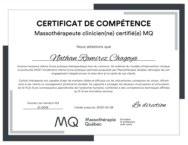 certificat MQ bn